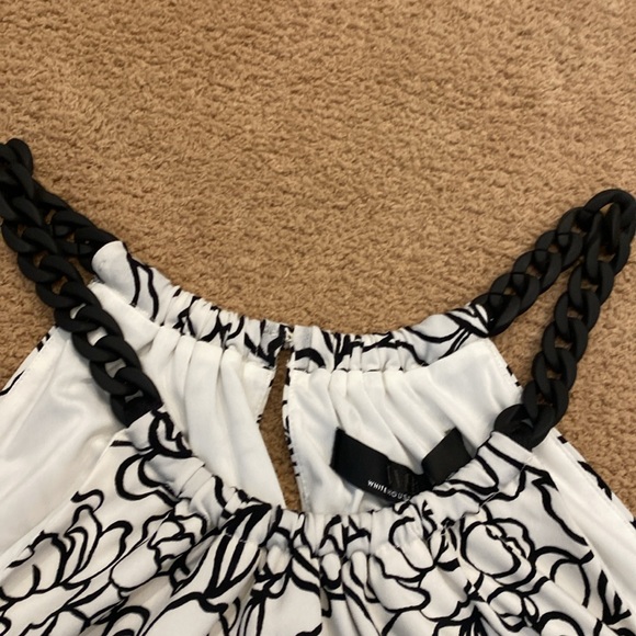 White House Black Market Chain Halter Top - Picture 7 of 9